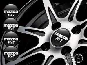 Mazda Silikonaufkleber Logo Luxus Raddekoration